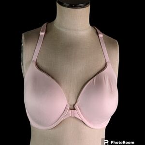 Victoria Secret Pink Front Open Bra, 34DD, EUC